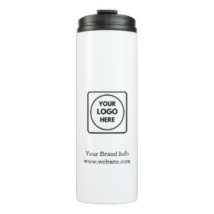 Aangepaste Logo   Minimale moderne corporate brand Thermosbeker