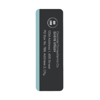 Aangepaste logo modern minimalistisch spiraal Noti Etiket