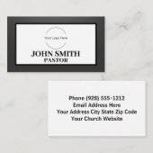 Aangepaste logo moderne minimalistische SHADED Chu Visitekaartje (Voorkant / Achterkant)