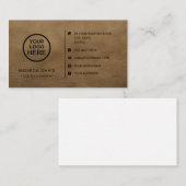 Aangepaste logo moderne, minimalistische sociale m visitekaartje (Voorkant / Achterkant)