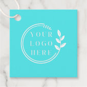 Aangepaste Logo Moderne Minimalistische sociale me Bedankjes Labels (Voorkant)