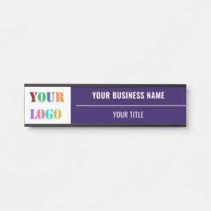 Aangepaste Logo-naam Business Kantoor Door Sign Vo Deurbordje