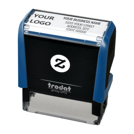 Aangepaste Logo naam retouradres stempel (Product)