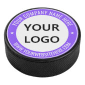 Aangepaste Logo Naam Website Kleuren Hockey Puck C (3/4)