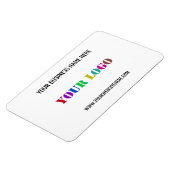 Aangepaste Logo Naam Website Promotie magneet Cade (Linkerzijde)