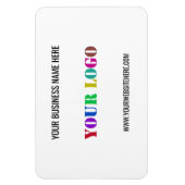 Aangepaste Logo Naam Website Promotie magneet Cade (Verticaal)