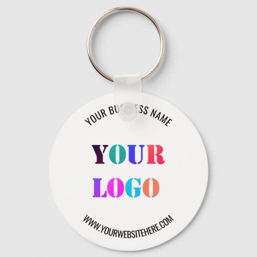 Aangepaste Logo naam Website speciale acties Sleutelhanger (Voorkant)