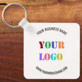 Aangepaste Logo naam Website speciale acties Sleutelhanger (Voorkant)