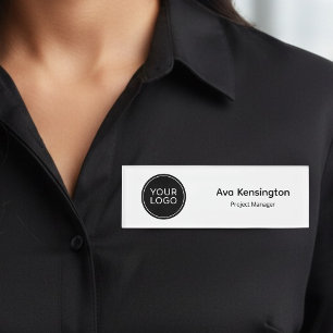 Aangepaste Logo Naambadge Professionele Werkneme