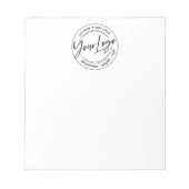 Aangepaste Logo Notitieblok (Voorkant)