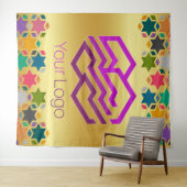 Aangepaste Logo of Afbeelding Tapijt Wandkleed (In Situ (horizontaal))