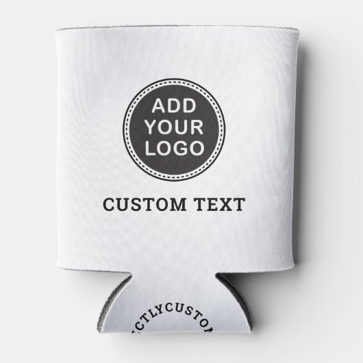 Aangepaste logo of foto- en tekstpromotie blikjeskoeler (Voorkant)