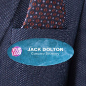 Aangepaste Logo of Photo Employee Functietitel en Naambadge