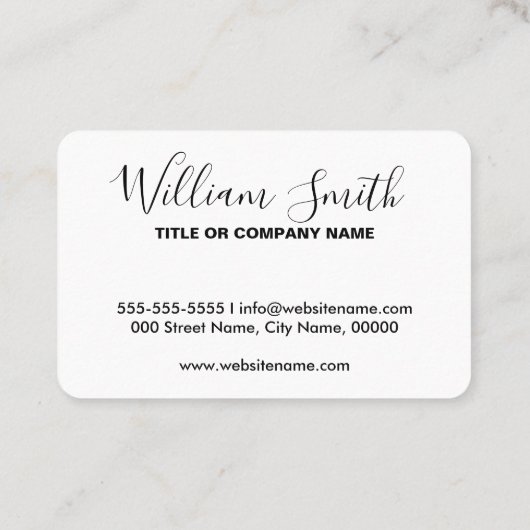 Aangepaste logo - om het even welke kleur achtergr visitekaartje (Achterkant)