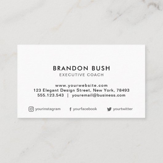 Aangepaste logo - om het even welke kleur achtergr visitekaartje (Achterkant)