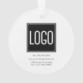 Aangepaste Logo Ornament (achterkant)