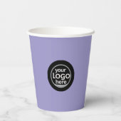 Aangepaste Logo Paper Cup Papieren Bekers (Achterkant)