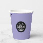 Aangepaste Logo Paper Cup Papieren Bekers (Voorkant)