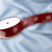 Aangepaste Logo Patroon Rood Promotie 1.5" Lint