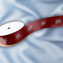 Aangepaste Logo Patroon Rood Promotie 1.5" Lint