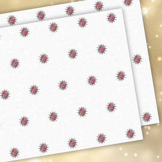 Aangepaste Logo Patroon Wit Promotionele Tissuepapier