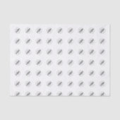 Aangepaste Logo Patroon Wit Promotionele Tissuepapier (Voorkant)