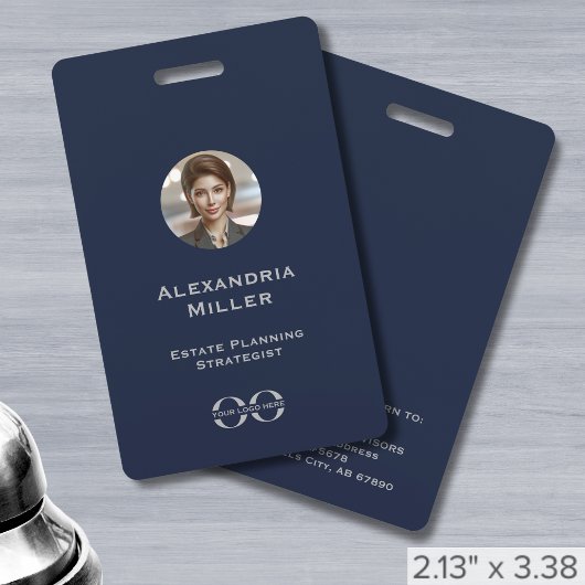 Aangepaste Logo Personeel Foto Identificatie Badge