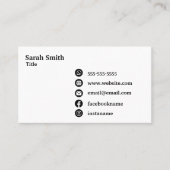 Aangepaste Logo Pet Business Visitekaartje (Voorkant)