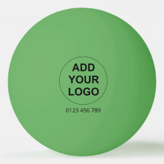 Aangepaste Logo pingpongbal - groen Pingpongballen