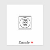 Aangepaste Logo | Professionele branded waterfles Sticker (Vel)