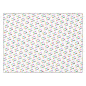 Aangepaste Logo promotietablecloth - Uw kleuren Tafelkleed (Voorkant (Horizontaal))