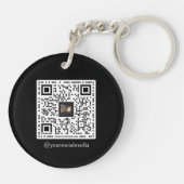 Aangepaste Logo Promotionele Eenvoudige Business B Sleutelhanger (Achterkant)