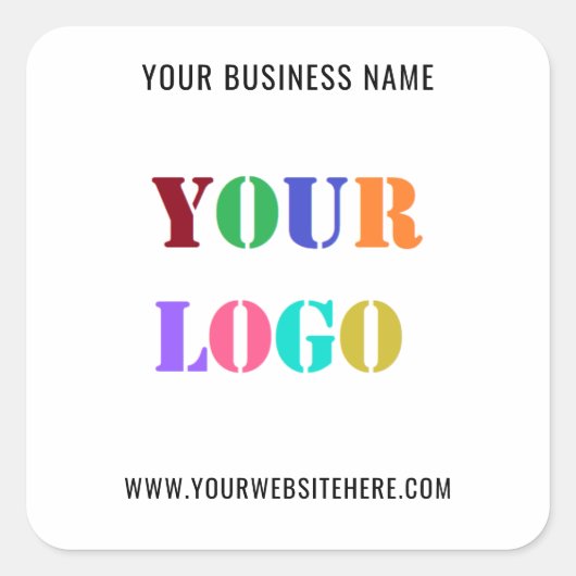 Aangepaste Logo Promotionele Zakelijke Stickers Sj (Voorkant)