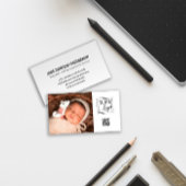 Aangepaste Logo QR Code fotograaf Visitekaartje