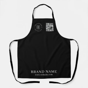 Aangepaste Logo QR-code Gepersonaliseerd Professio Schort