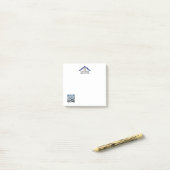 Aangepaste Logo QR-code Post-it® Notes (Op bureau)