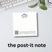 Aangepaste Logo QR Code  Post-it® Notes