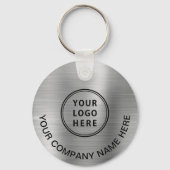 Aangepaste Logo QR-code promotievloeistof Sleutelhanger (Voorkant)