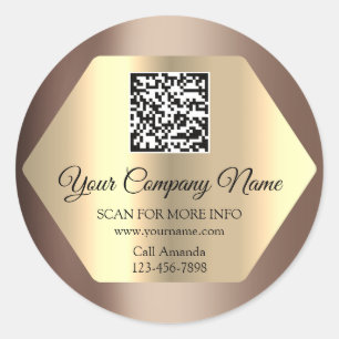 Aangepaste Logo QR-code voor speciale acties Voeg Ronde Sticker