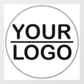 Aangepaste logo raamsticker (Vel)