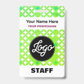 Aangepaste Logo Ready Personeel Label Professionel Badge (Voorzijde)