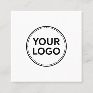 Aangepaste Logo reiniging en eenvoudig Vierkante Visitekaartje