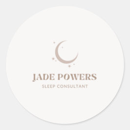 Aangepaste Logo Ronde Sticker