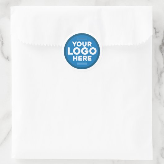 Aangepaste Logo Ronde Sticker (Tas)