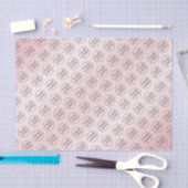 Aangepaste logo roze papieren zakverpakking tissuepapier (Craft)