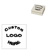 Aangepaste logo rubber stempel, vervanging van uw  	rubberstempel (Gestempeld)