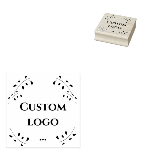 Aangepaste logo rubber stempel, vervanging van uw rubberstempel (Gestempeld)