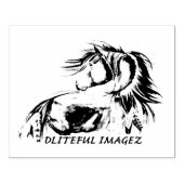 Aangepaste Logo Rubberstempel (Afrduk)