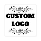 Aangepaste Logo Rubberstempel (Afrduk)