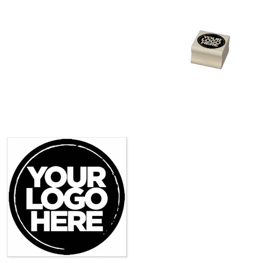 Aangepaste Logo Rubberstempel (Gestempeld)